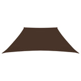 Vidaxl Sunshade Trapezium 3 4x3 M Oxford Fabric Brown