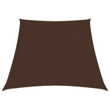 Vidaxl Zonnezeil Trapez 3 5x4 M Oxford Stoff braun