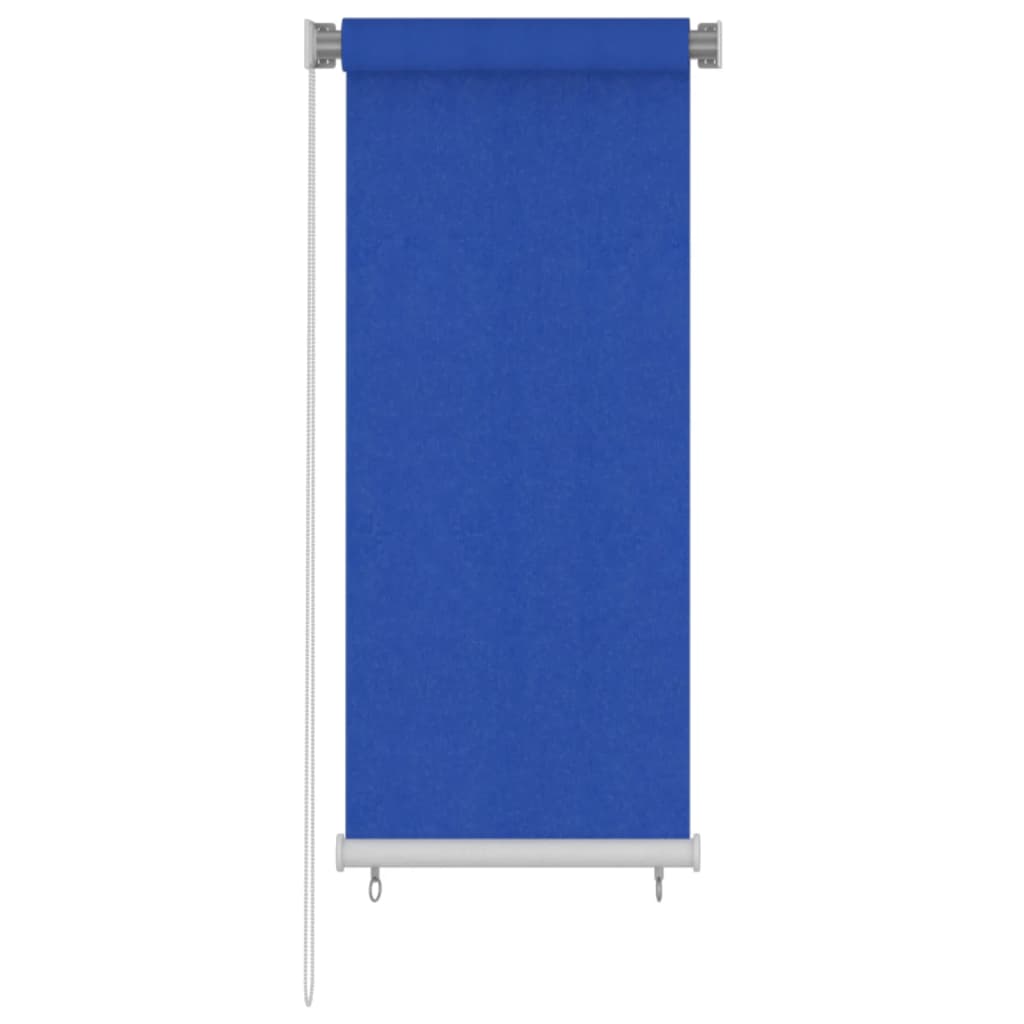 Vidaxl Roller Blind para afuera 60x140 cm HDPE Azul