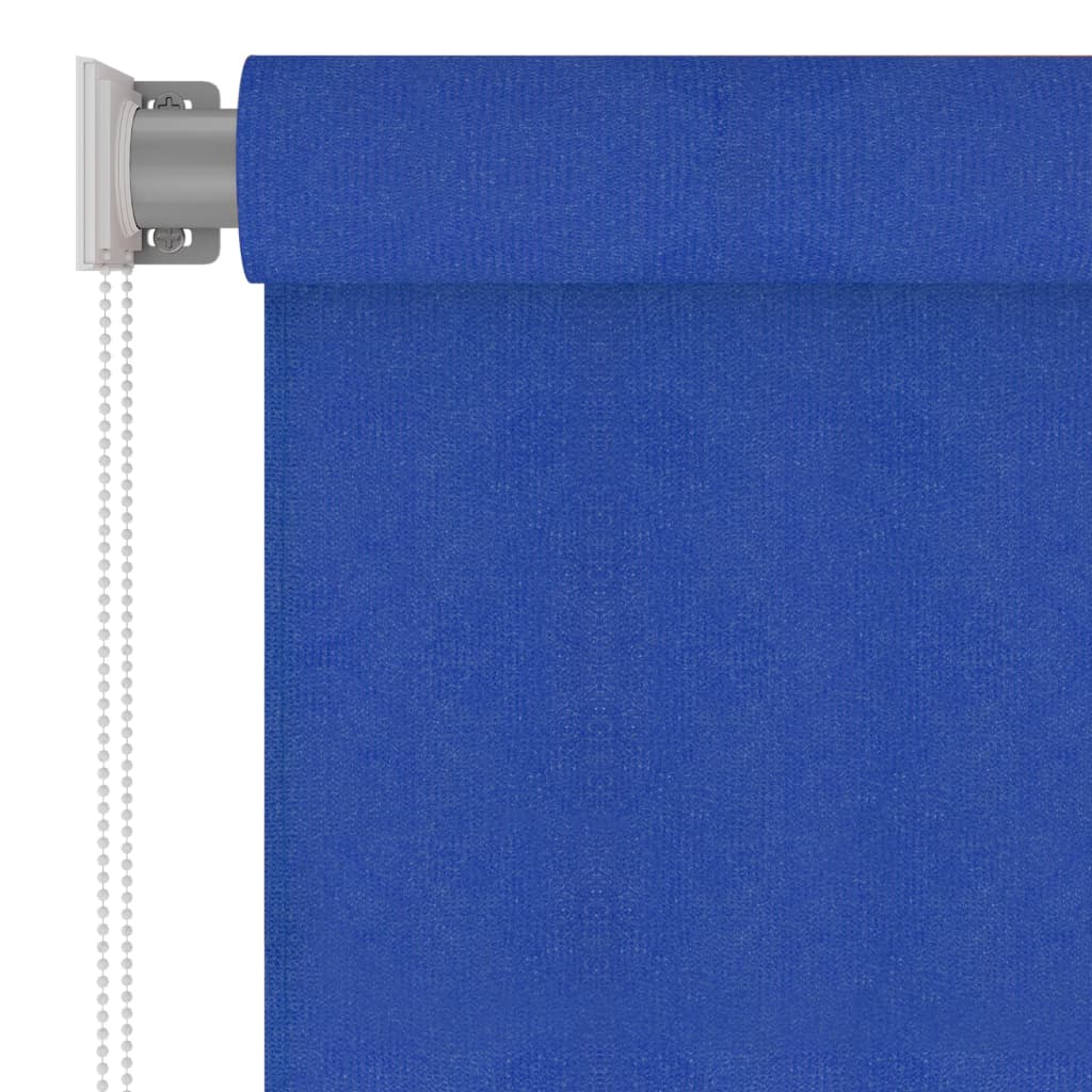 VidaXL Rolgordijn voor buiten 60x140 cm HDPE blauw