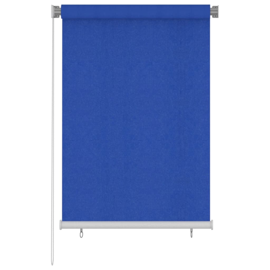 VidaXL Rolgordijn voor buiten 100x140 cm HDPE blauw