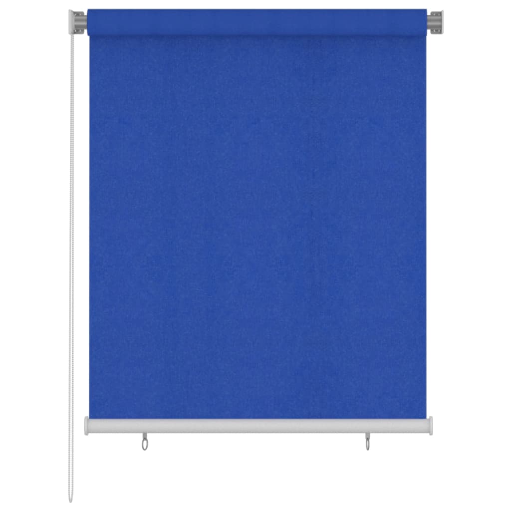 Vidaxl rulleblind for utenfor 120x140 cm HDPE Blue