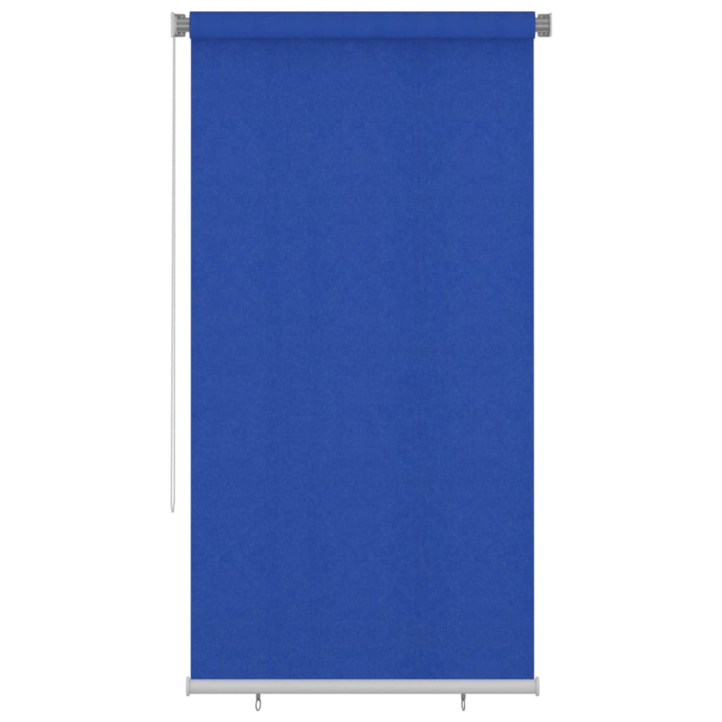 Vidaxl Rouleau aveugle pour l'extérieur de 120x230 cm bleu HDPE