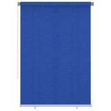 Vidaxl rulleblind for utenfor 160x230 cm HDPE Blue