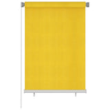 Vidaxl Roller Blind pro venku 100x140 cm HDPE žlutá