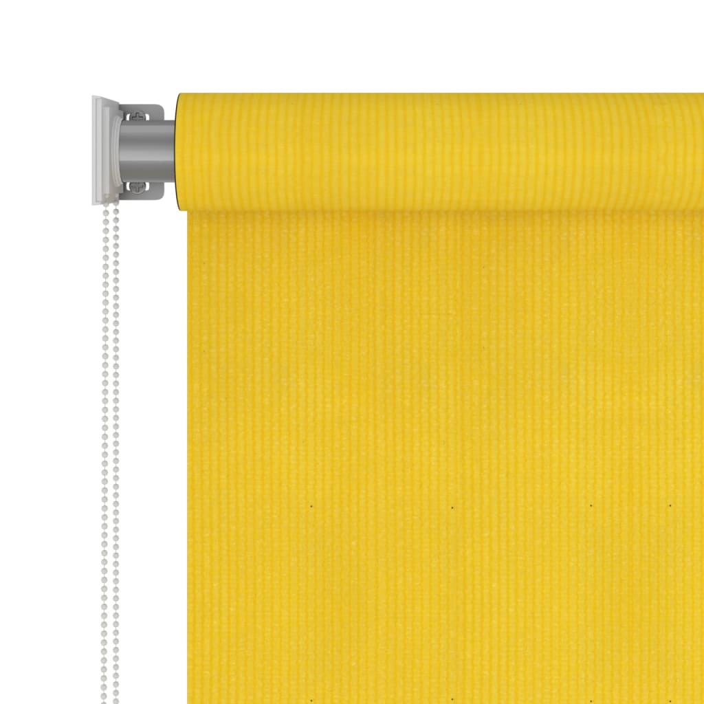 Vidaxl Roller Blind für Außen 100x140 cm HDPE Gelb