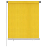 Vidaxl Roller Blind na zewnątrz 120x140 cm HDPE żółty