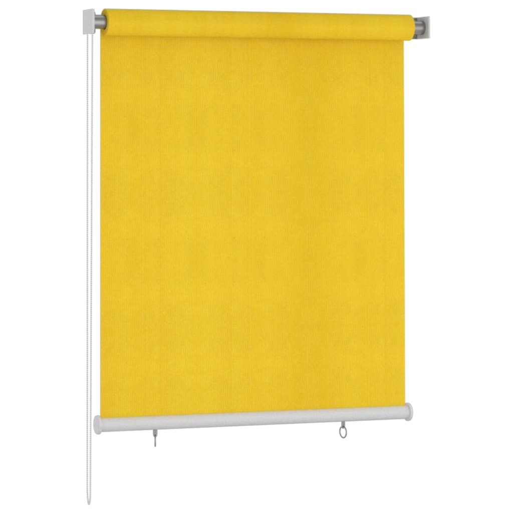 Vidaxl Roller blind for outside 120x140 cm HDPE yellow