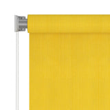 Vidaxl Roller blind for outside 120x140 cm HDPE yellow