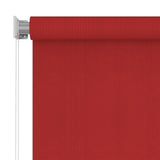 VidaXL Rolgordijn voor buiten 80x140 cm HDPE rood