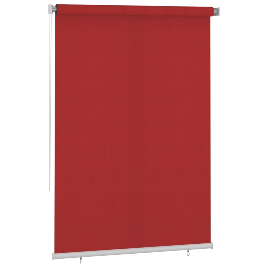 Vidaxl Roller Blind für äußere 160x230 cm HDPE -Rot