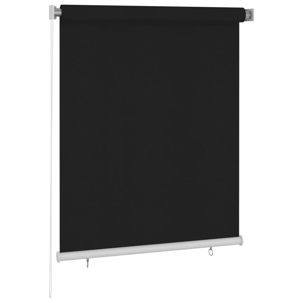 Vidaxl Roller Blind för utanför 120x140 cm svart