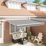 Vidaxl zijde frame met led-striplichten wit 350 x 250 cm aluminium