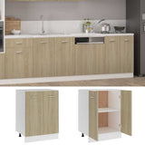 Vidaxl onderkast lyon 60x46x81,5 cm bewerkt hout sonoma eikenkleurig