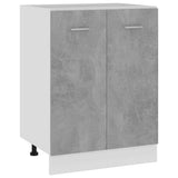 Vidaxl onderkast lyon 60x46x81,5 cm bewerkt hout betongrijs