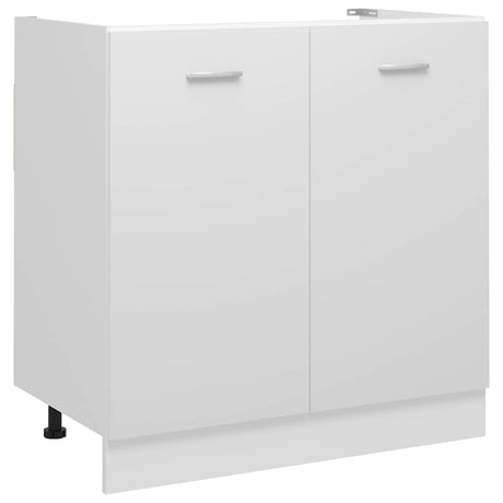 Vidaxl wastafelonderkast lyon 80x46x81,5 cm bewerkt hout wit