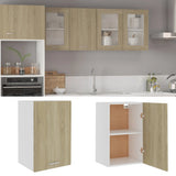 Vidaxl bovenkast lyon 39,5x31x60 cm bewerkt hout sonoma eikenkleurig