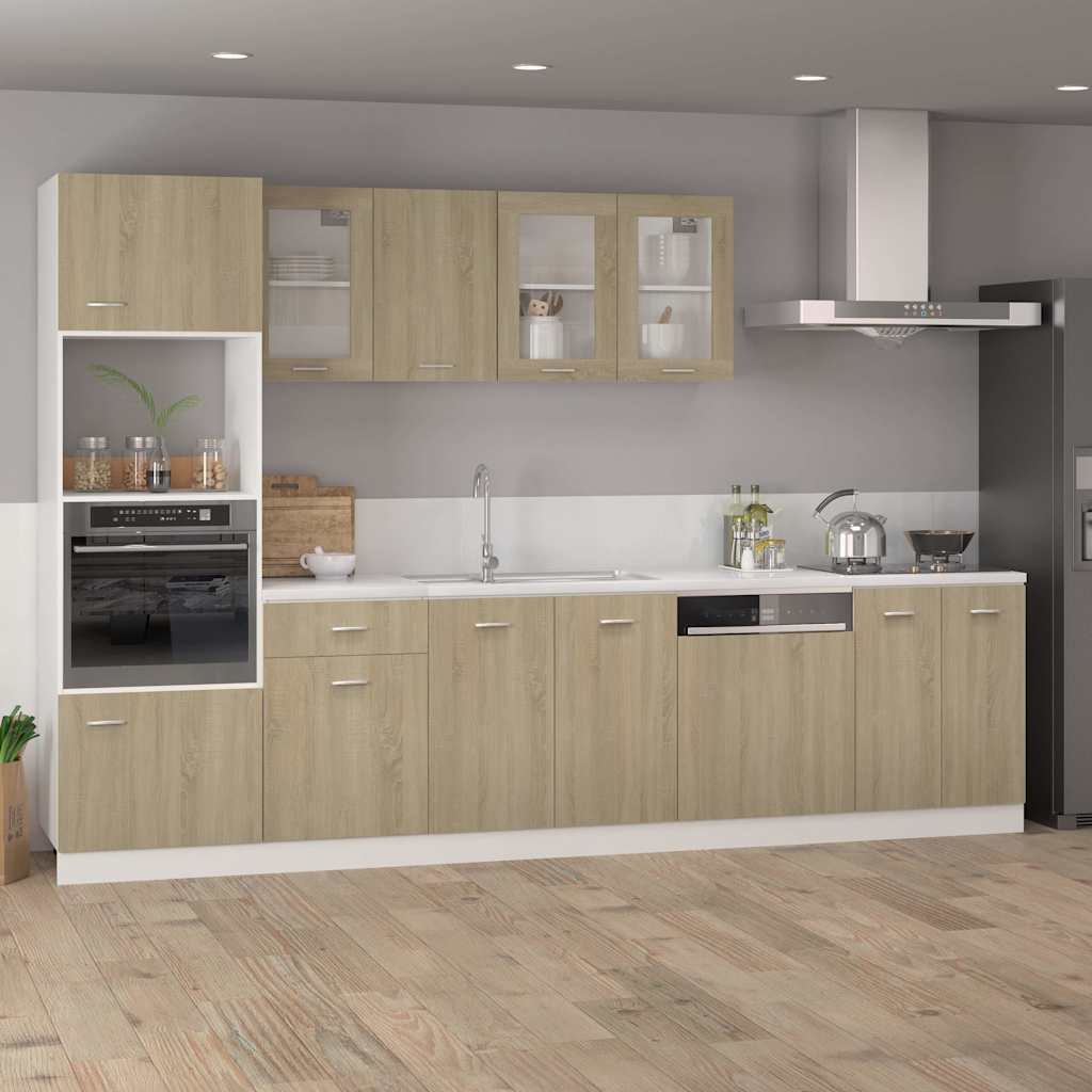 Vidaxl bovenkast lyon 39,5x31x60 cm bewerkt hout sonoma eikenkleurig