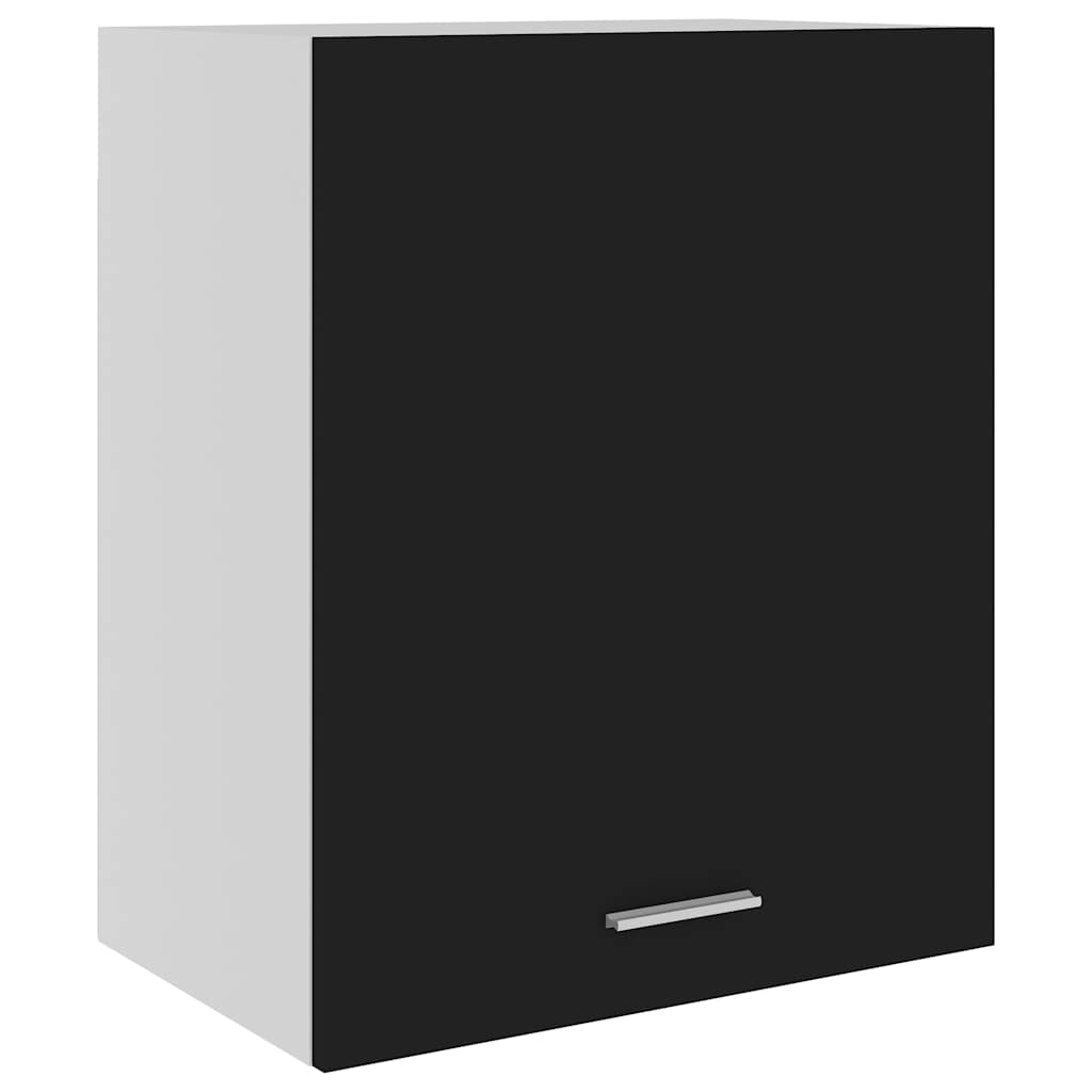 Vidaxl bovenkast lyon 50x31x60 cm bewerkt hout zwart