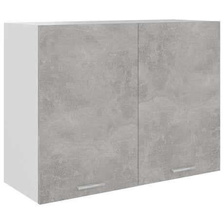 Vidaxl bovenkast 80x31x60 cm bewerkt hout betongrijs