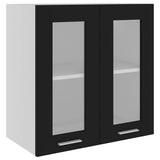 Vidaxl bovenkast lyon 60x31x60 cm bewerkt hout zwart