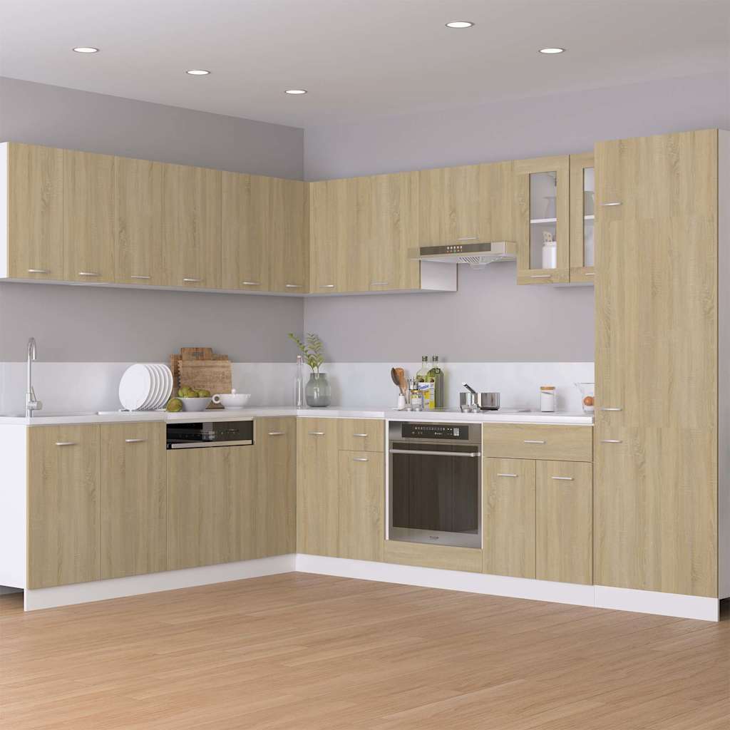 Vidaxl bovenkast lyon 60x31x60 cm bewerkt hout sonoma eikenkleurig