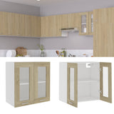Vidaxl bovenkast lyon 60x31x60 cm bewerkt hout sonoma eikenkleurig
