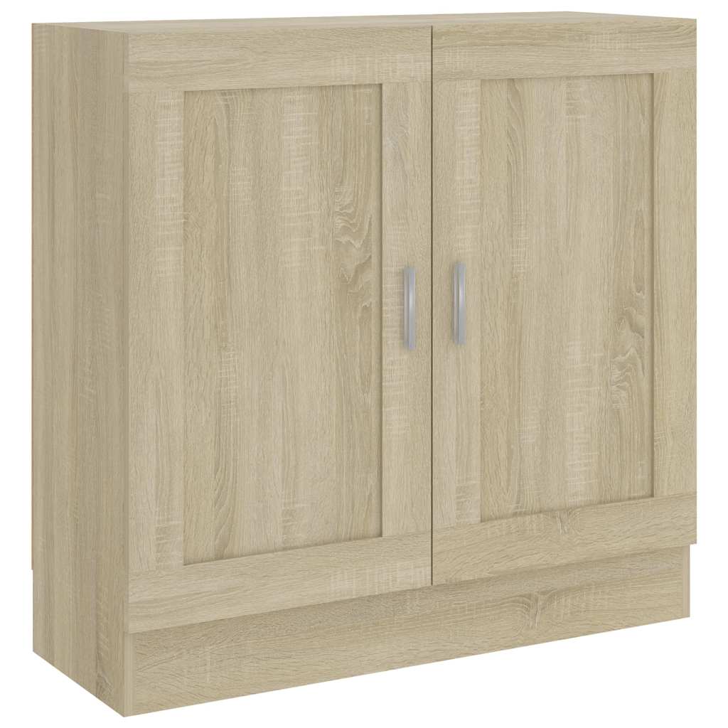 Vidaxl boekenkast 82,5x30,5x80 cm bewerkt hout sonoma eikenkleurig