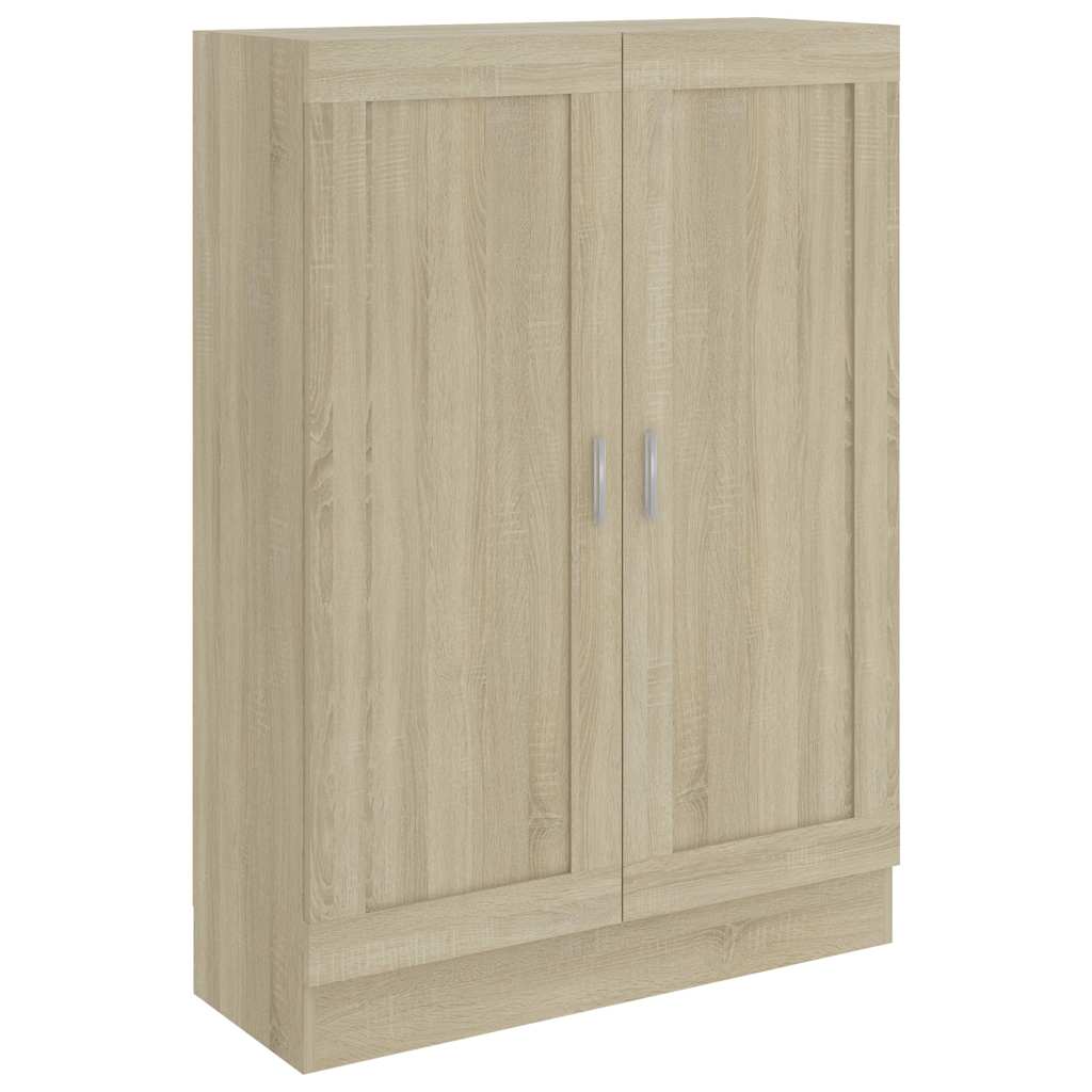 Vidaxl boekenkast 82,5x30,5x115 cm spaanplaat sonoma eikenkleurig