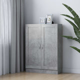 Vidaxl boekenkast 82,5x30,5x115 cm spaanplaat betongrijs