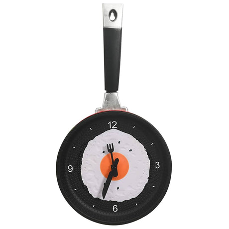 Vidaxx Wanduhr Ei in der Pfanne 18,8 cm