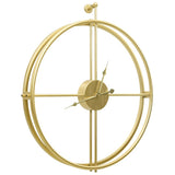 Vidaxl Wanduhr 52 cm Eisen Gold gefärbt