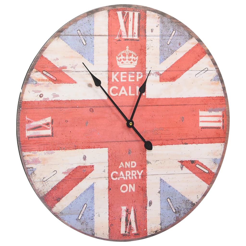 Vidaxl Wall Clock Vintage Style 60 cm UK