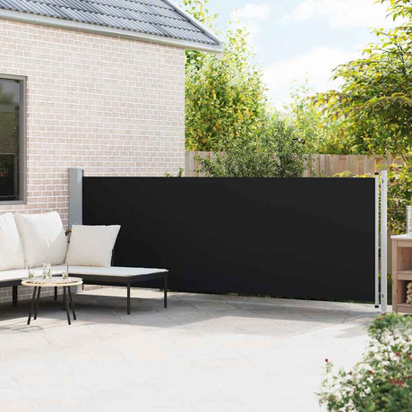 Vidaxl Garden Bildschirm ausziehbar 140 x 600 cm Schwarz