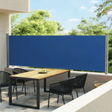 Vidaxl Garden Screen Extendable 140x600 cm blå