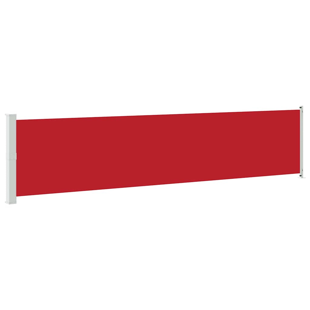 Vidaxl Garden Bildschirm ausziehbar 140 x 600 cm rot