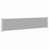 Vidaxl Garden Bildschirm ausziehbar 140 x 600 cm Grau