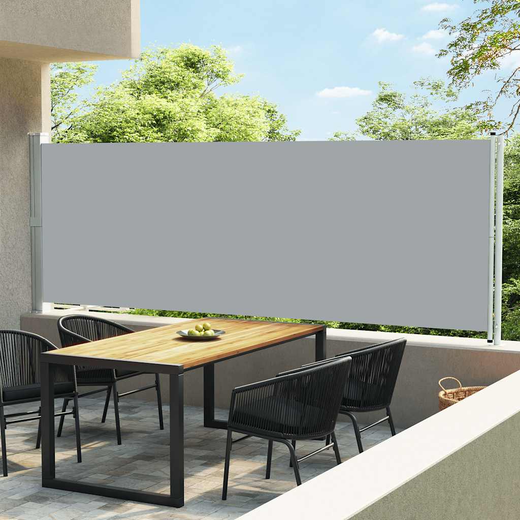 Vidaxl Garden Screen rozšiřitelná 600x160 cm šedá