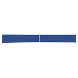 Vidaxl Garden Bildschirm ausziehbar 140x1200 cm blau