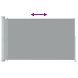 Vidaxl Garden Bildschirm ausziehbar 180 x 300 cm Grau