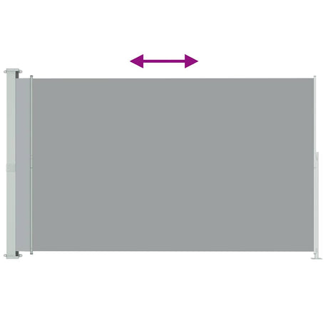 Vidaxl Garden Bildschirm ausziehbar 180 x 300 cm Grau