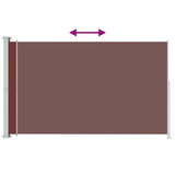 Vidaxl Garden Bildschirm ausziehbar 180x300 cm Braun