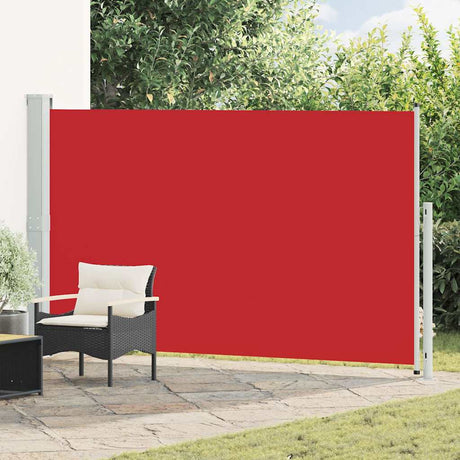 Vidaxl Garden Bildschirm ausziehbar 180x300 cm rot