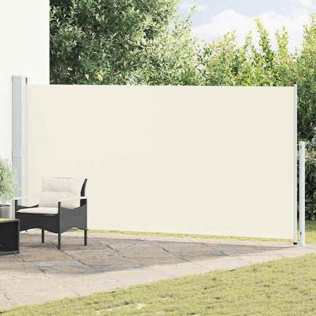 Vidaxl Garden Screen ausziehbar 180 x 500 cm cremefarben