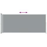 Vidaxl Gartenbildschirm ausziehbar 180 x 500 cm Grau