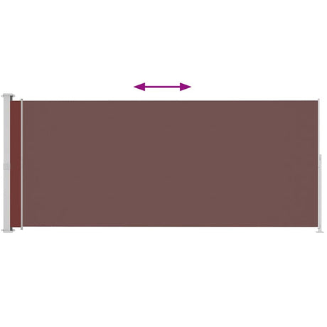 Vidaxl Gartenbildschirm ausziehbar 180 x 500 cm Braun