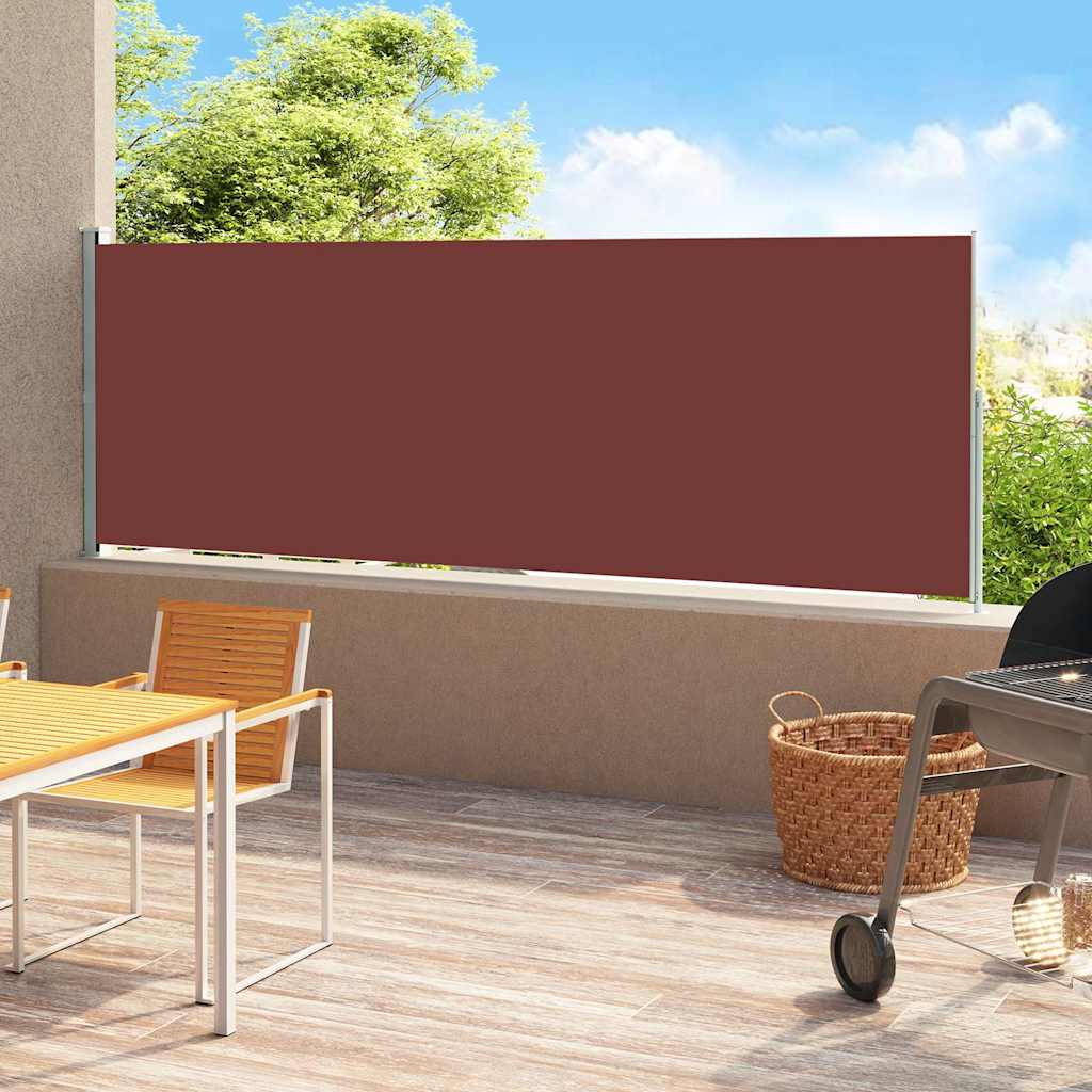 VidaXL Garden screen Extendable 180x500 cm brown