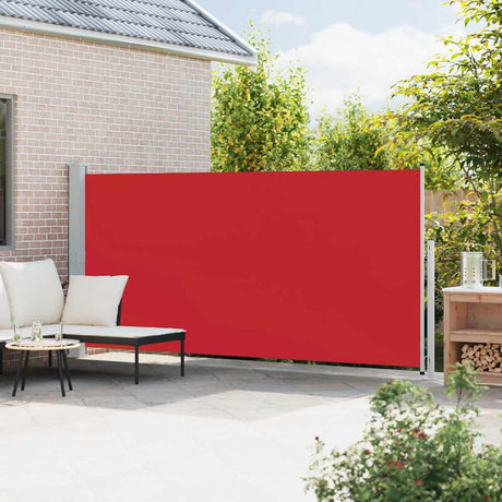 Vidaxl Garden Bildschirm ausziehbar 180 x 500 cm rot