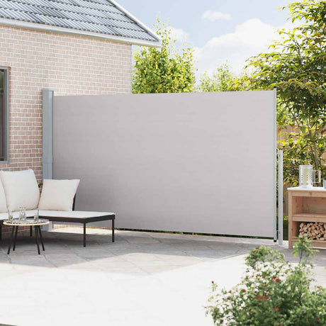 Vidaxl Garden Bildschirm ausziehbar 200x500 cm Grau