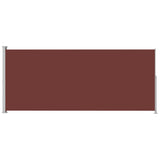 Vidaxl Garden Screen Extendable 200x500 cm Brown